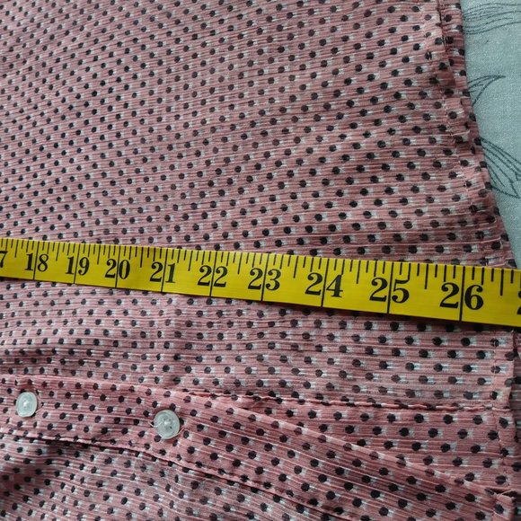 WHO WHAT WEAR Sheer Button Down Blouse with Tie - Picture 5 of 9